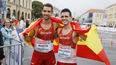 Álvaro Martín, campeón de Europa de 20 km marcha y el madrileño Diego García, bronce
