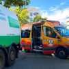 Una anciana de 84 años grave tras ser atropellada por un camión de la basura en la calle Alcalá