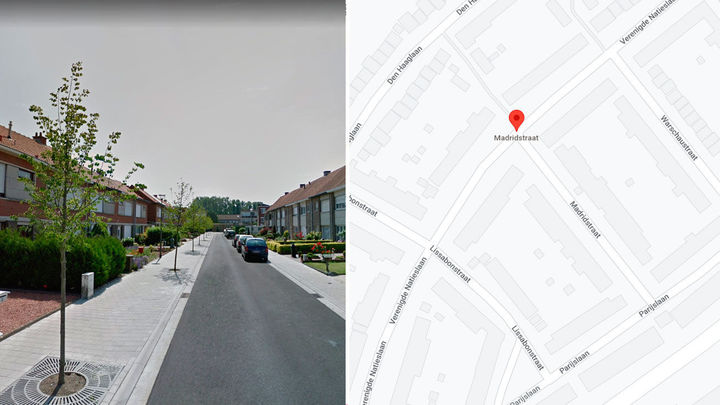 Madridstraat en Amberes / GOOGLE MAPS