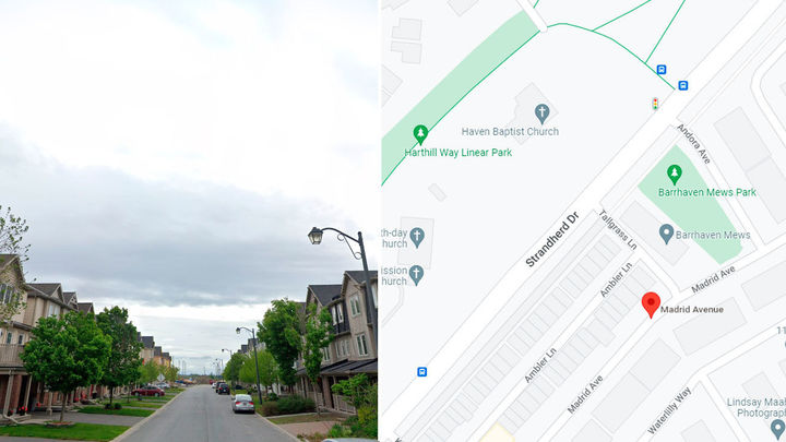 Madrid Avenue en Ottawa / GOOGLE MAPS