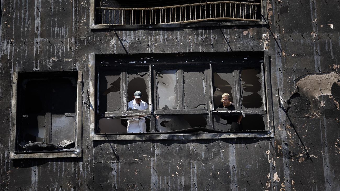 La "caótica y desoladora" vuelta a casa en Bejís tras el incendio