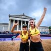 La majariega Tania Moreno y Daniela Álvarez, cuarta posición en el Campeonato de Europa de Vóley Playa