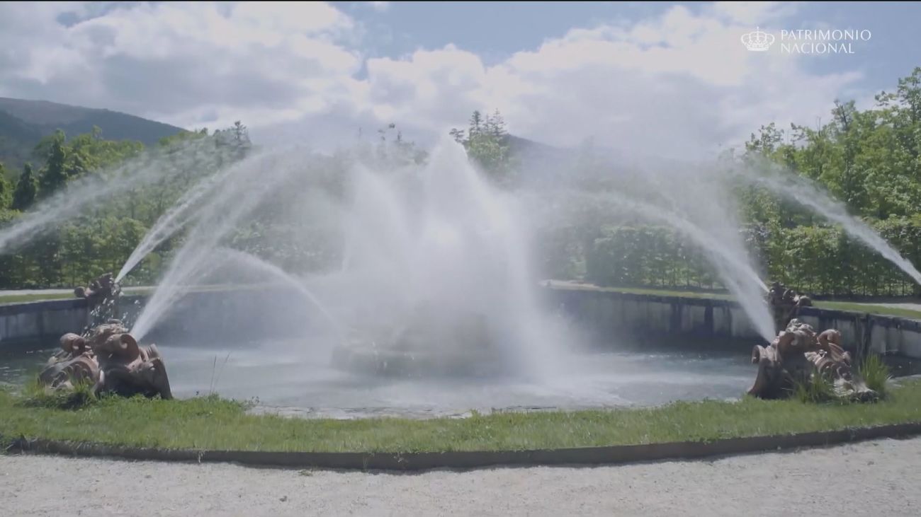 La sequía reduce a cuatro fuentes el espectáculo del Palacio de la Granja de San Ildefonso