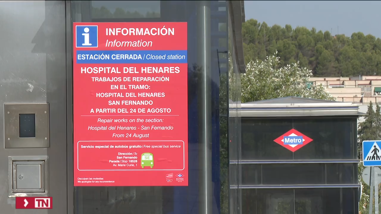 Cortada la línea 7B en Metro de Madrid por el inicio de las reparaciones de la infraestructura