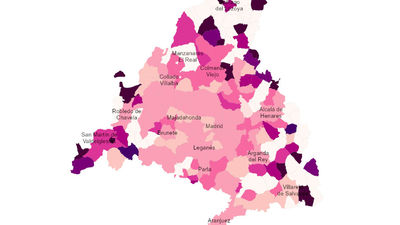 El mapa Covid de Madrid se 'descolorea' para decir adiós en este final de agosto a la séptima ola