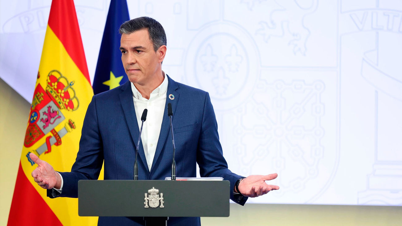El presidente del Gobierno, Pedro Sánchez