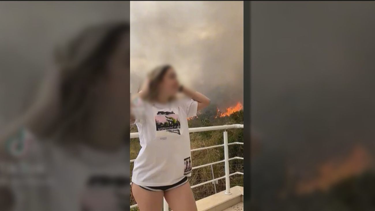 La imprudencia de los jóvenes que hacen 'turismo de incendio' para conseguir likes