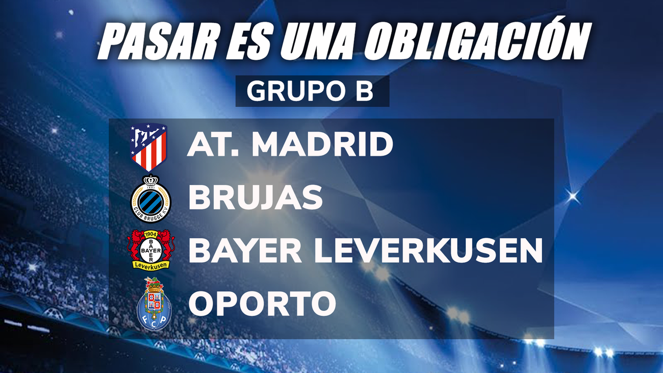 El Atlético ejerce de favorito de grupo en su nueva andadura por Europa