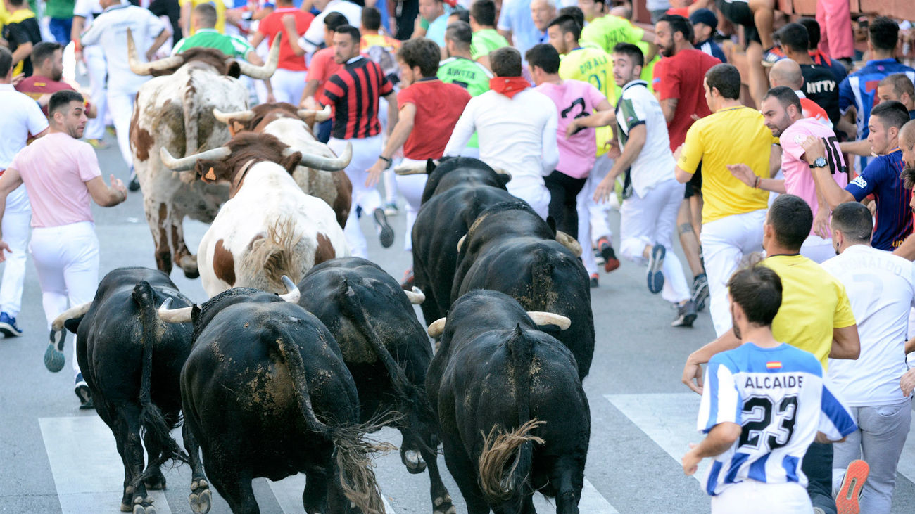 Cinco heridos, uno de ellos corneado, en el cuarto encierro de San Sebastián de los Reyes