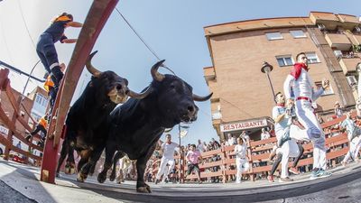 Un herido en el primer encierro diurno de San Sebastián de los Reyes