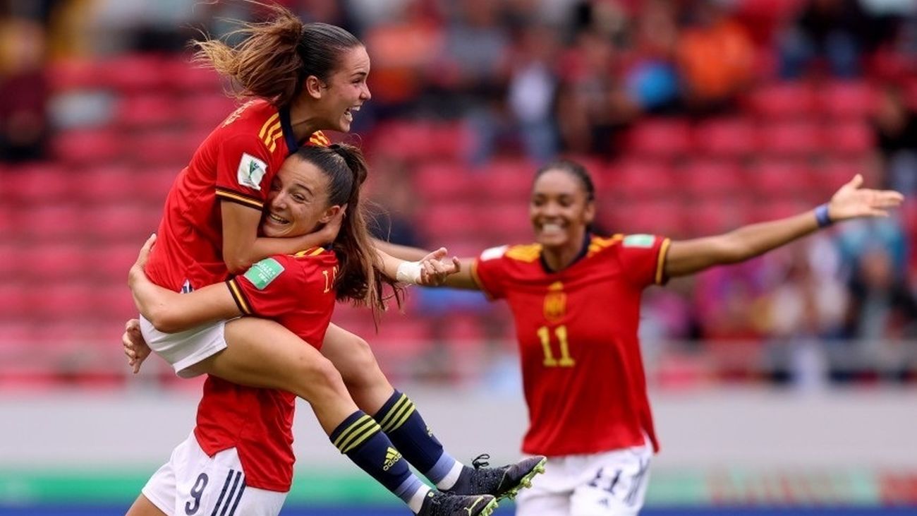 3-1. España se corona por primera vez campeona mundial femenina sub'20