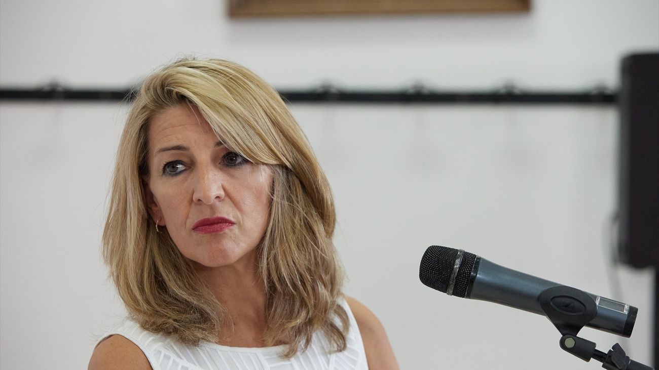 La vicepresidenta segunda, Yolanda Díaz