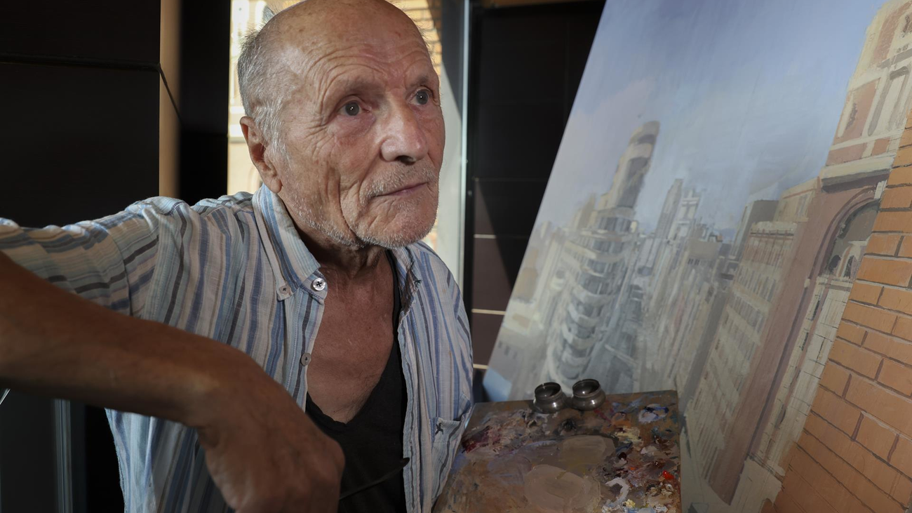 Antonio López vuelve a pintar la Gran Vía