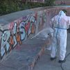 Nuevo servicio de SELUR: Una patrulla antigrafitis que limpiará las pintadas de las calles de Madrid capital