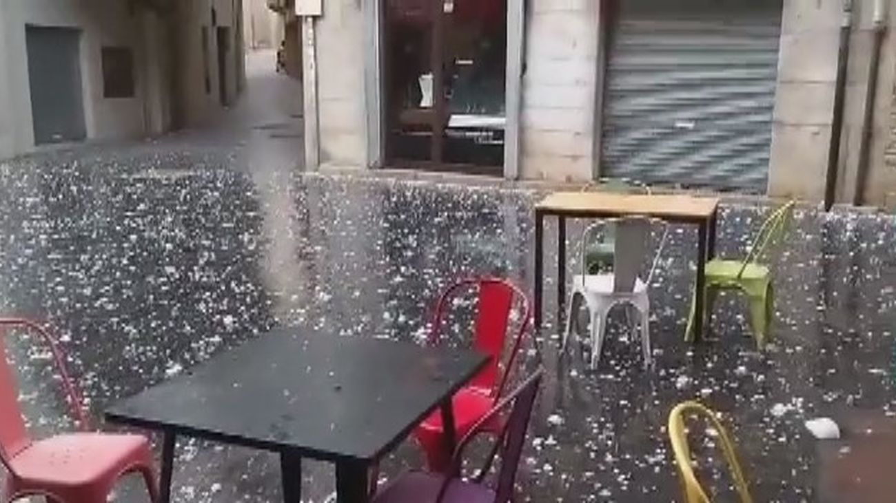 Muere una niña de 20 meses en Gerona por las heridas causadas por una granizada