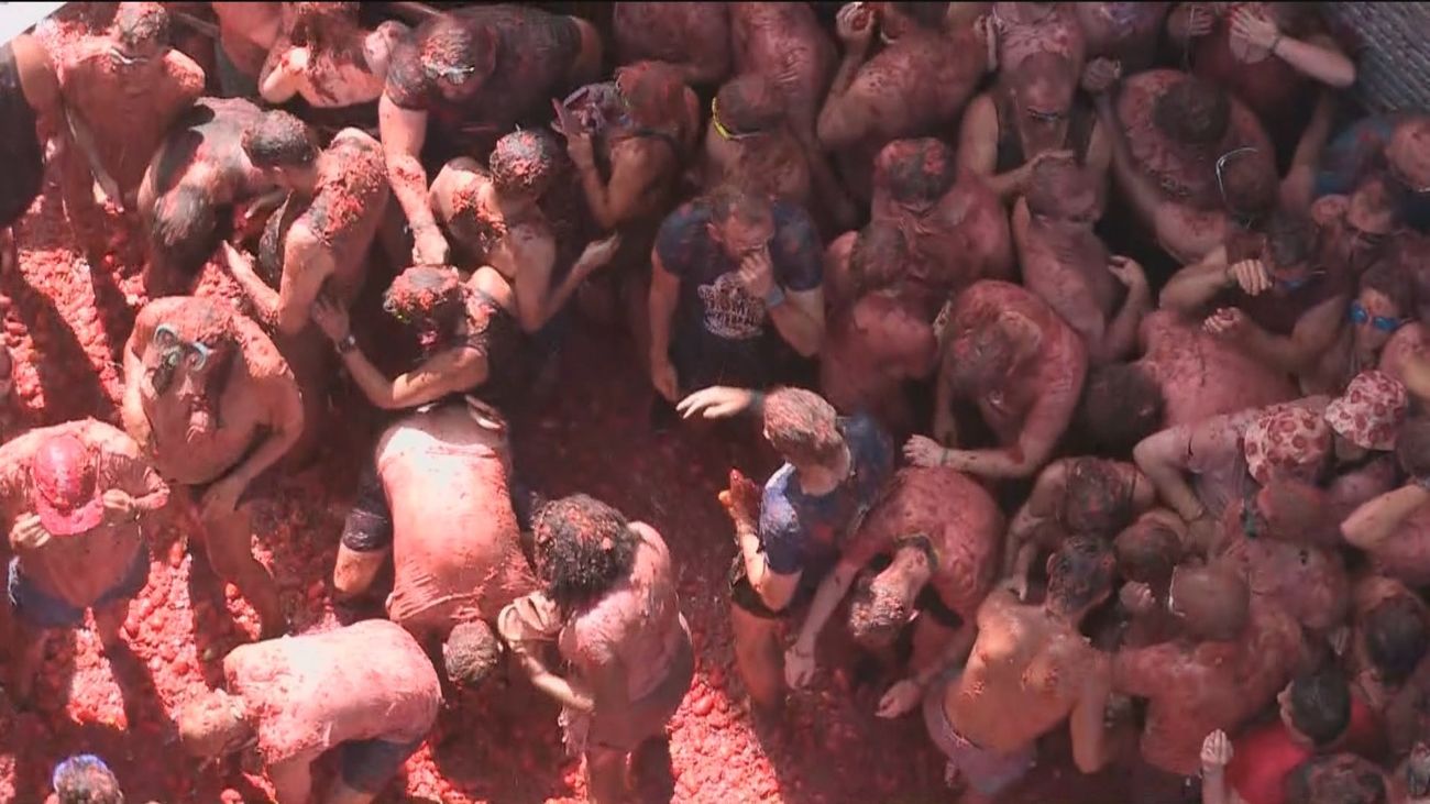 La Tomatina ha vuelto tras 3 años de parón