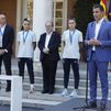 Pedro Sánchez recibe en la Moncloa a la Selección Española Femenina de Fútbol Sub- 20 tras ganar el Mundial