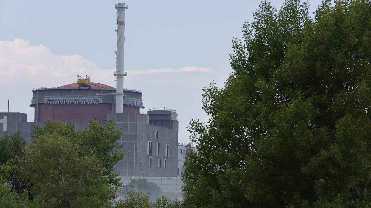 Fotografía de la central nuclear de Zaporiyia