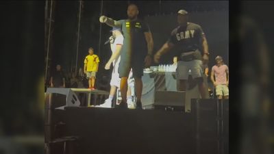 Polémica con la reacción de Omar Montes tras ser agredido con un mechero