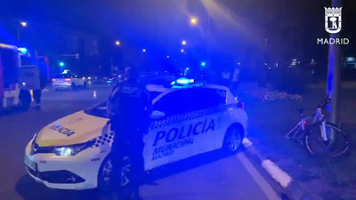 Un ciclista en estado grave tras ser atropellado en Moratalaz