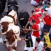 Trece heridos, uno por asta de toro, en los últimos encierros de Sanse