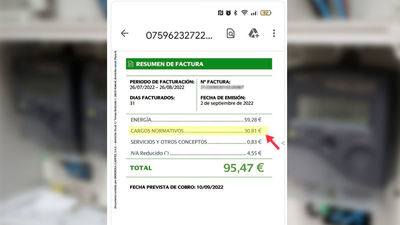 Qué es el 'cargo normativo' que vemos en muchas facturas de la luz