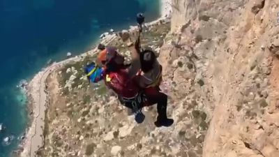 Rescatada una joven madrileña herida cerca de la cumbre del peñón de Ifach, Alicante