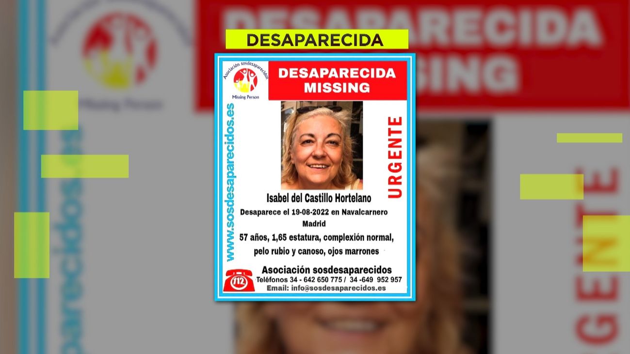 Una cámara de seguridad capta a Isabel del Castillo, desaparecida en Navalcarnero