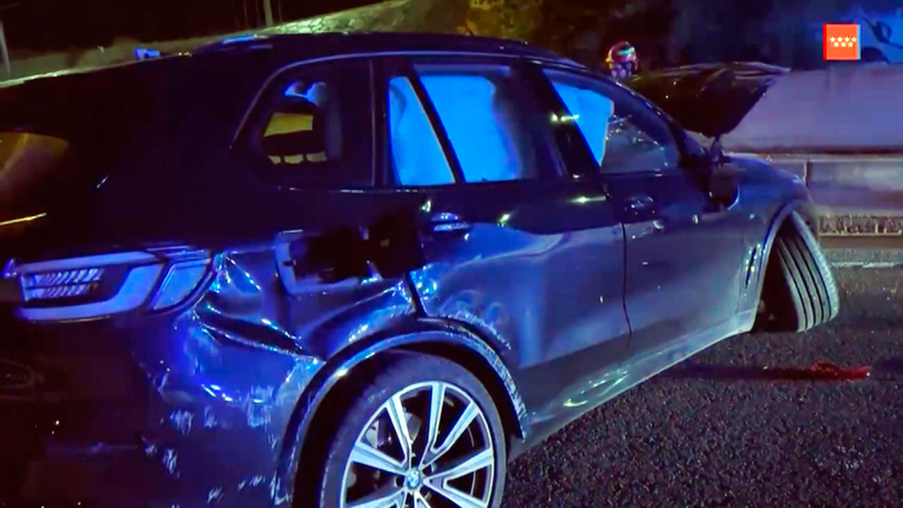 Accidente en la M-503: Se sale de la vía y da varias vueltas de campana en Pozuelo de Alarcón