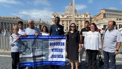 Familiares de víctimas del buque 'Villa de Pitanxo' piden ayuda al Papa