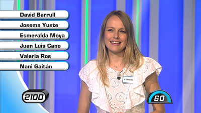 ¿Sabrá Esmeralda Moya contestar correctamente a estos supuestos sobre sus compañeros de concurso?