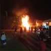 Incendio durante las fiestas de Loeches