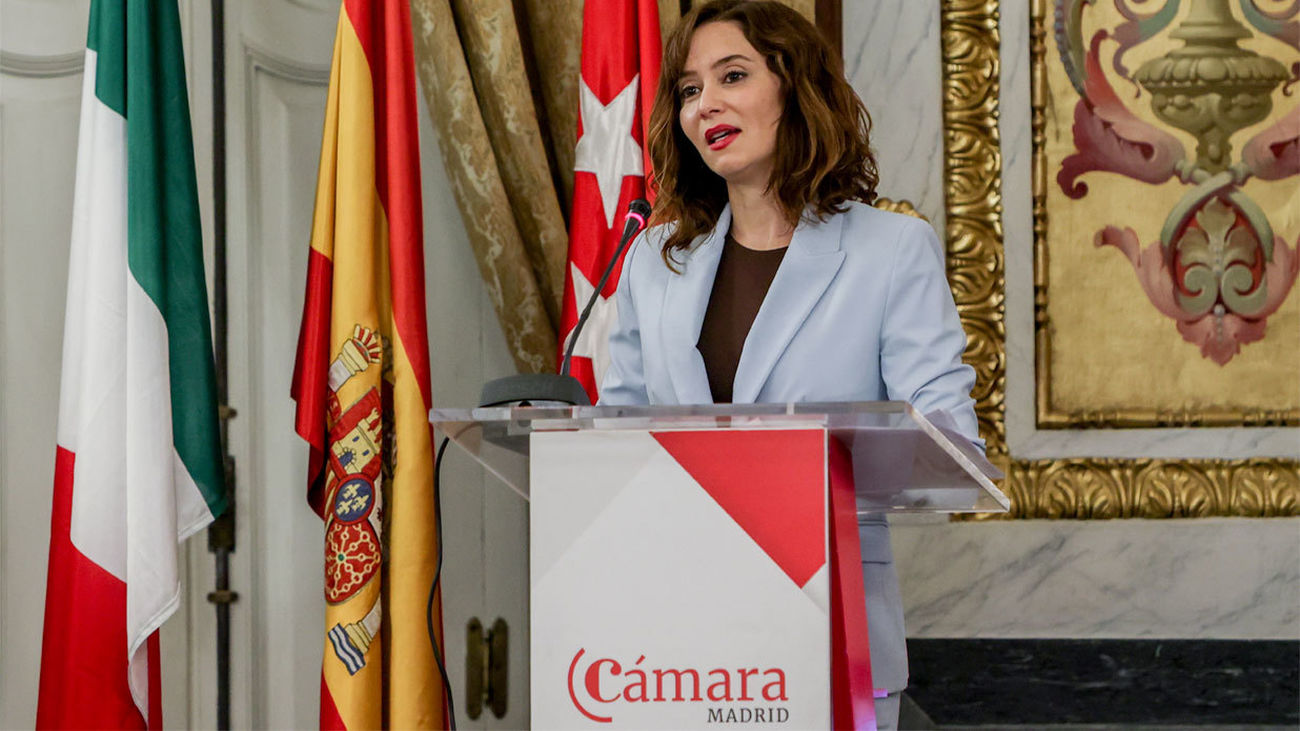Díaz Ayuso ofrece a las empresas italianas la Comunidad de Madrid como ...