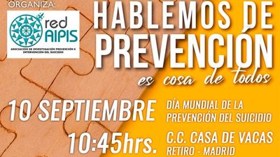 El Retiro acoge este sábado un acto con motivo del Día Mundial para la Prevención del Suicidio