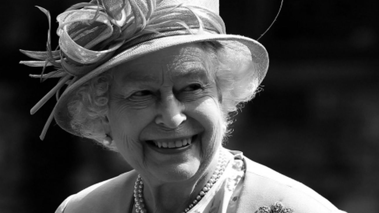 Imagen de la reina Isabel II extraída del libro de condolencias virtual