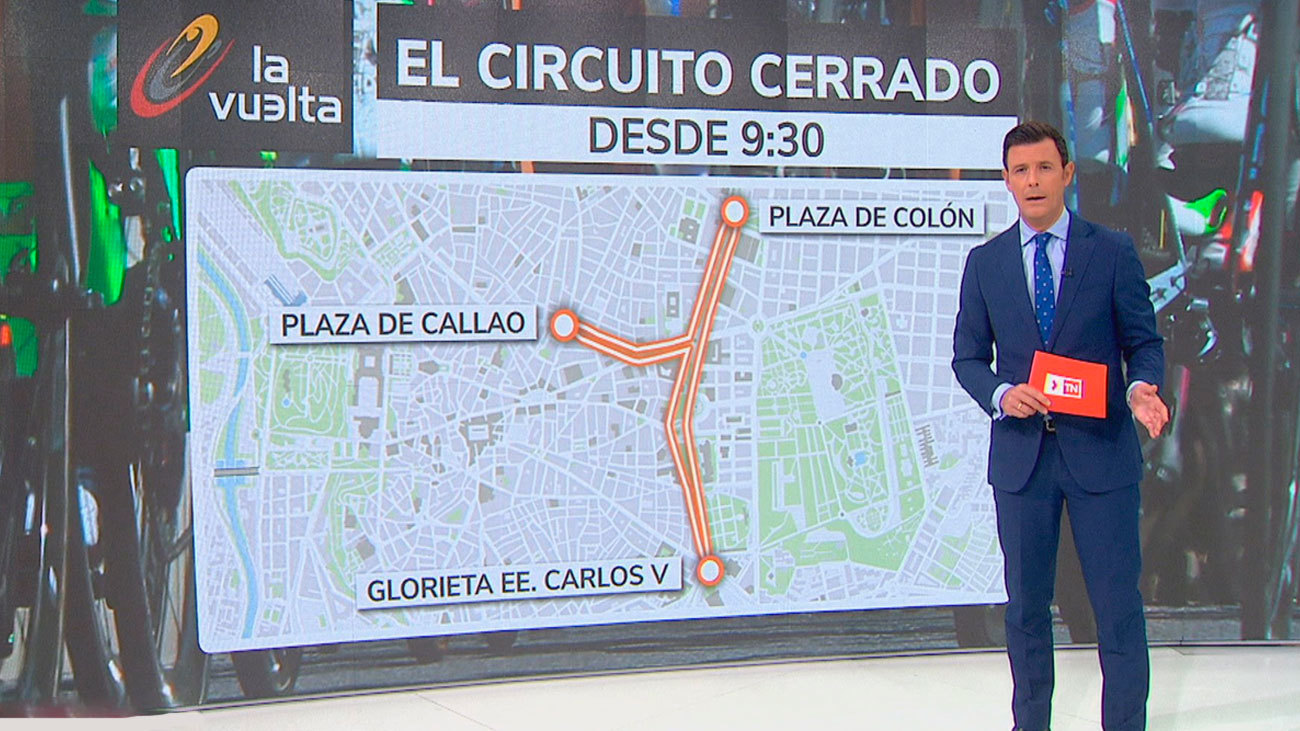 Estos son los cortes que afectarán a Madrid por el cierre de la Vuelta este domingo