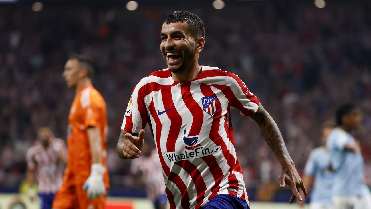 Ángel Correa ante el Celta