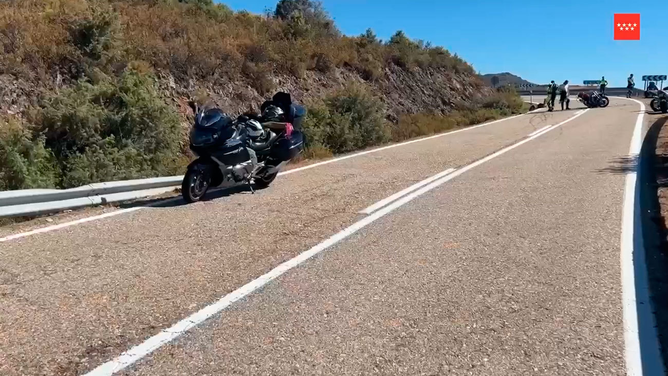 Dos muertos en un choque frontal entre dos motos en Patones de Arriba