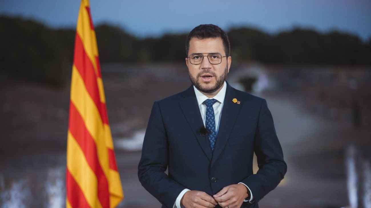 Pere Aragonès lanza este mensaje por la Diada: "Cataluña volverá a votar"