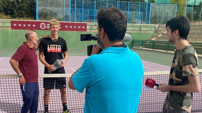 Martin Landaluce,  campeón Junior  del US Open, protagonista en Telemadrid