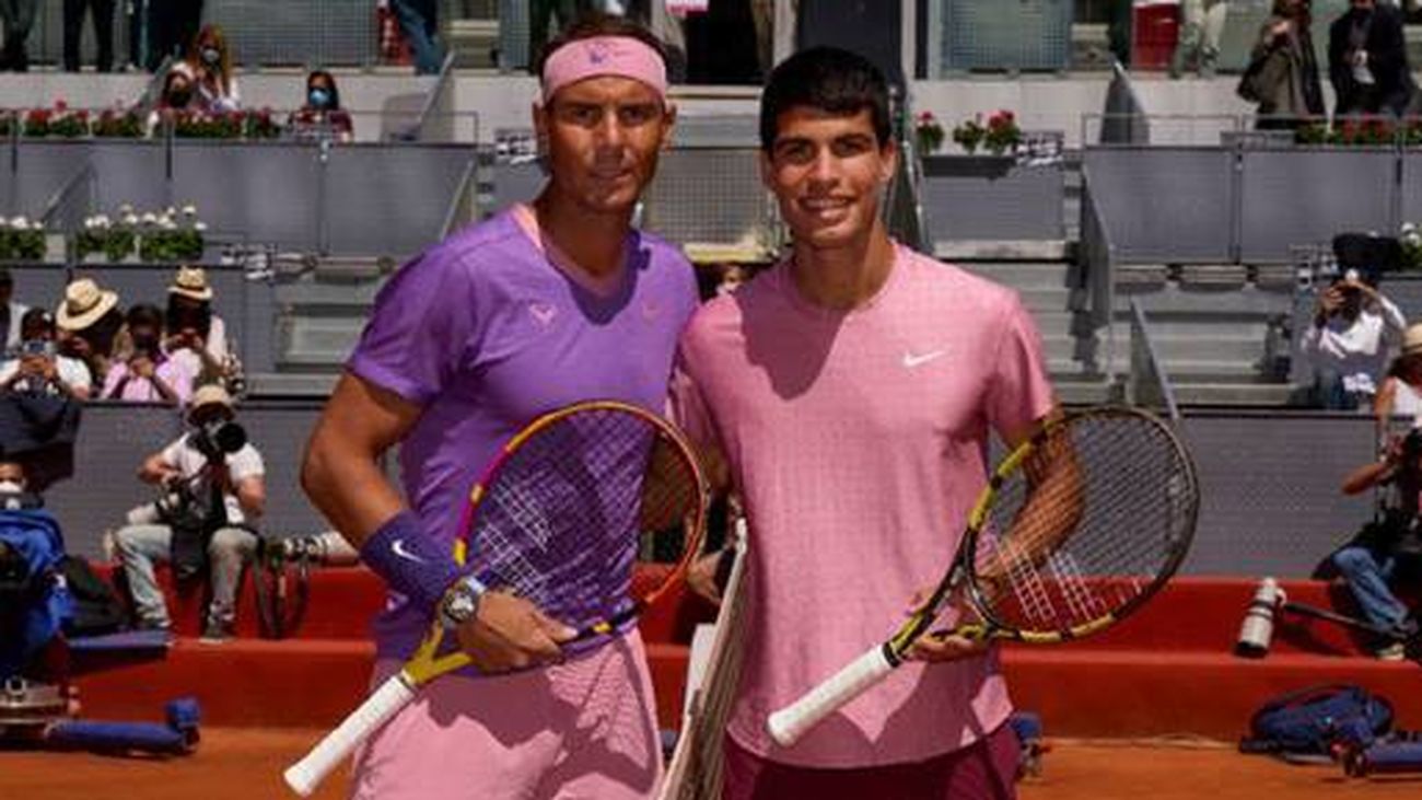Nadal felicita a Alcaraz y le augura "muchas más" victorias