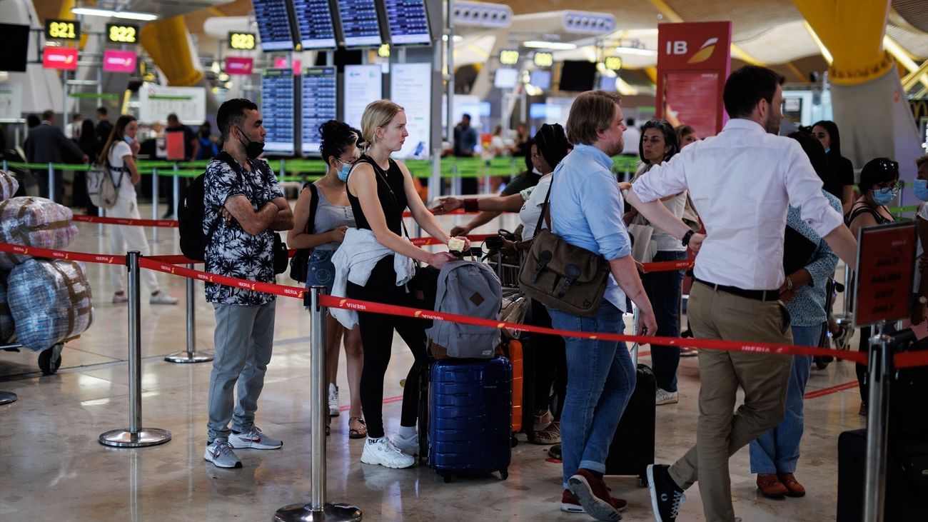 Barajas recupera el 78,1% del nivel prepandemia en lo que va de año