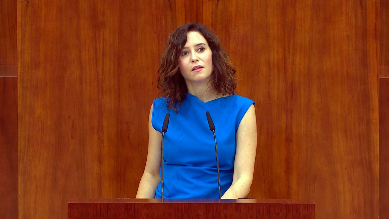 Discurso de Isabel Díaz Ayuso en el Debate del Estado de la Región