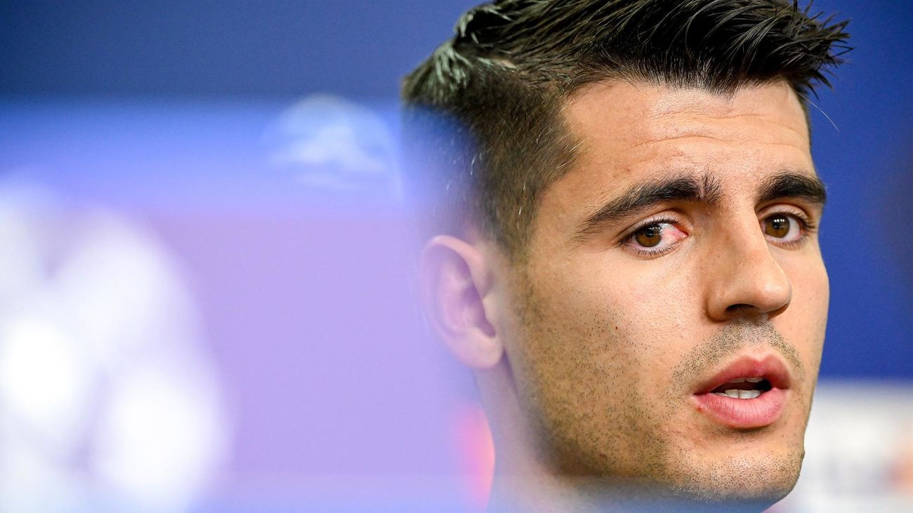 Morata: "Noto la confianza de Simeone, es un placer trabajar con él"