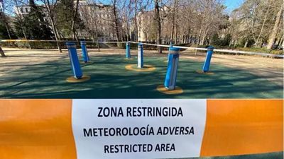 El Retiro y otros ocho parques madrileños tendrán zonas balizadas por el viento