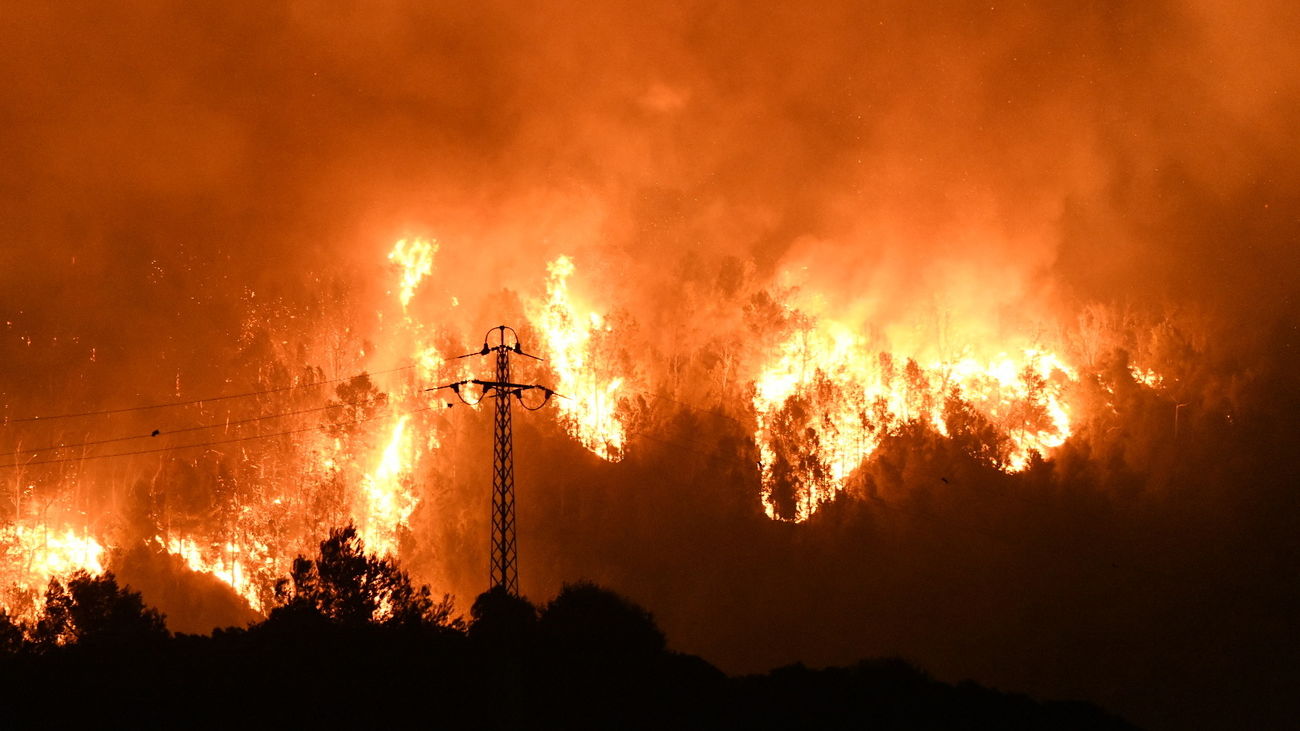 Evacuan a 30 vecinos por el incendio de Granada