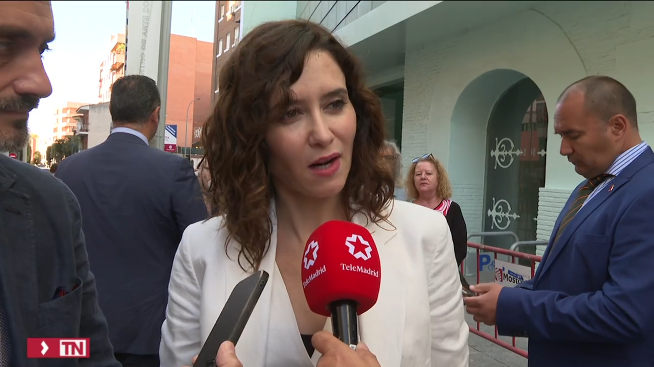 Ayuso: la "deriva" del Gobierno de Pedro Sánchez es "muy preocupante" porque "no hay nadie al volante"