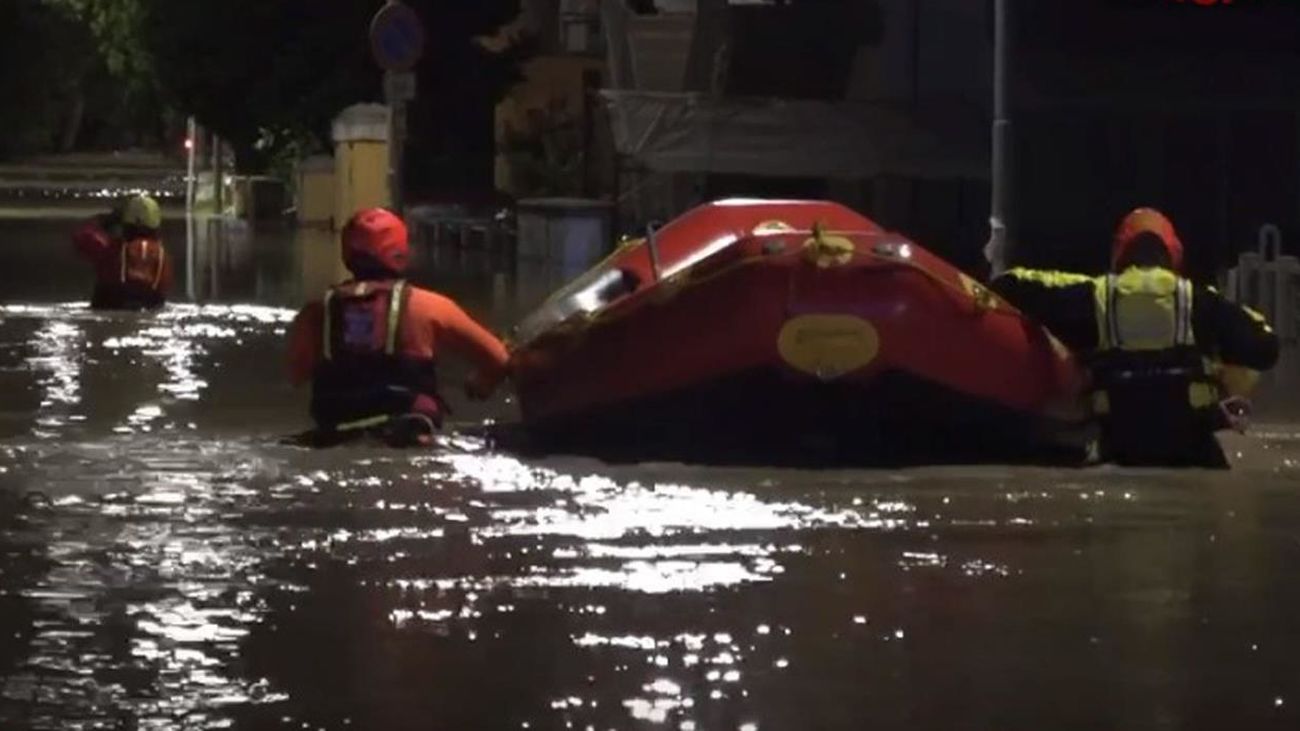 Inundaciones en Italia por un temporal
