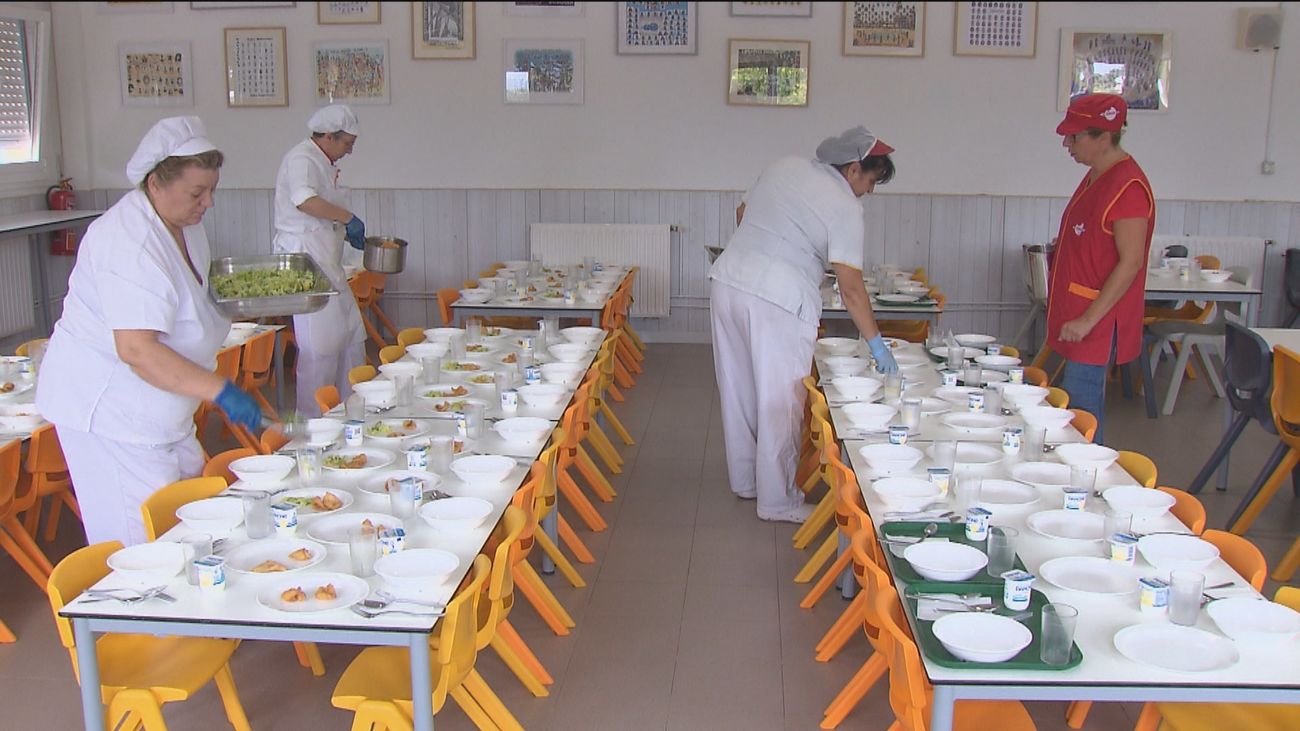 Menús escolares en Madrid, precios contenidos y problemas para las empresas