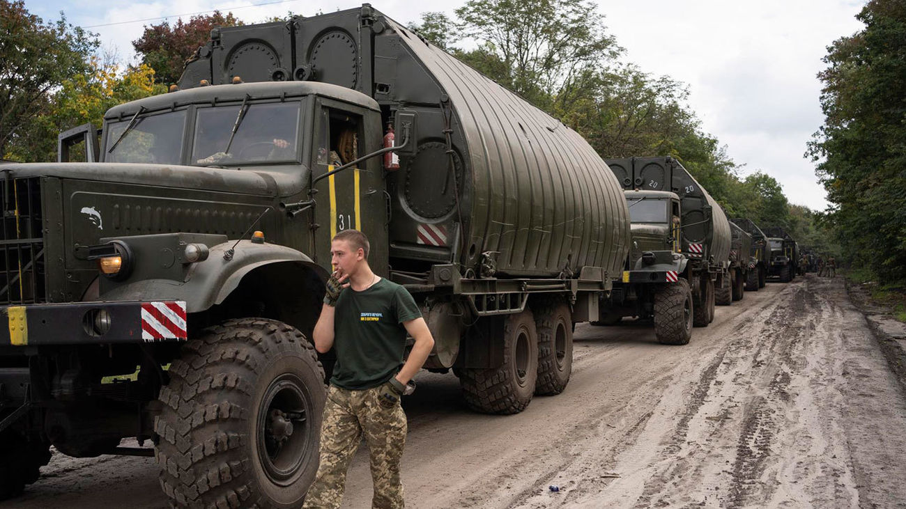 Convoy militar ucraniano